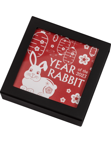 SWEET SILVER RABBIT 1 Oz Silver Coin 1000 Togrog Mongolia 2023 - Coins & More - Mongolia