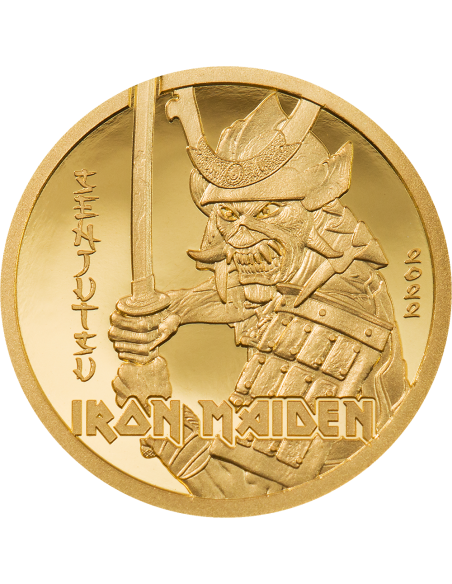SENJUTSU Iron Maiden Gold Coin 5$ Cook Islands 2022 - Coins & More - Îles Cook