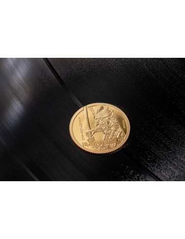SENJUTSU Iron Maiden Gold Coin 5$ Cook Islands 2022 - Coins & More - Îles Cook