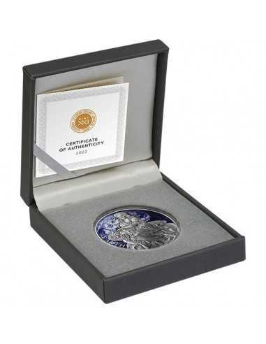 EARTH Planets and Gods Silver Coin 2000 Francs Cameroon 2022 - Coins & More - Cameroon