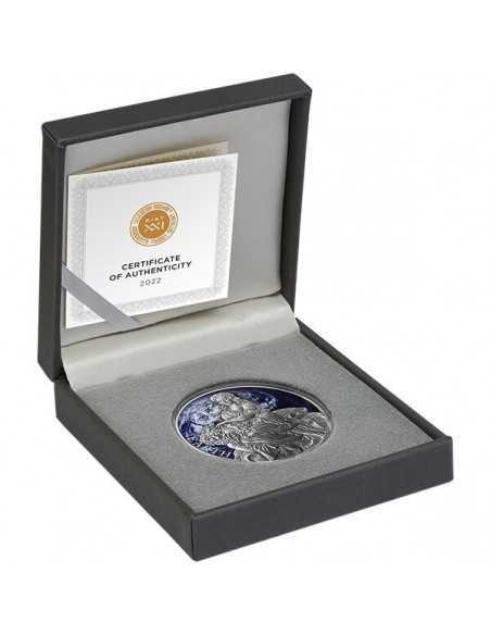 EARTH Planets and Gods Silver Coin 2000 Francs Cameroon 2022 - Coins & More - Cameroon