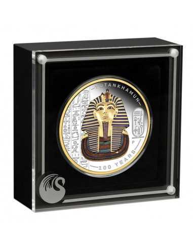 TUTANKHAMUN DISCOVERY 100th Anniversary 2 Oz Silver Coin 2$ Tuvalu 2022 - Coins & More - Tuvalu