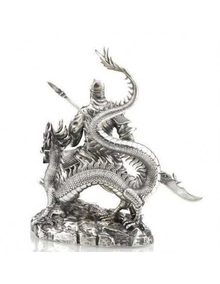 GUAN YU Figurine 10 Oz Silver Coin 20$ Niue 2022 - Coins & More - Niue