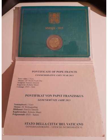 2 EURO COMMEMORATIVE VATICAN 2013 - RIO DE JANEIRO SOUS BLISTER - NEUF - Coins & More - Europe