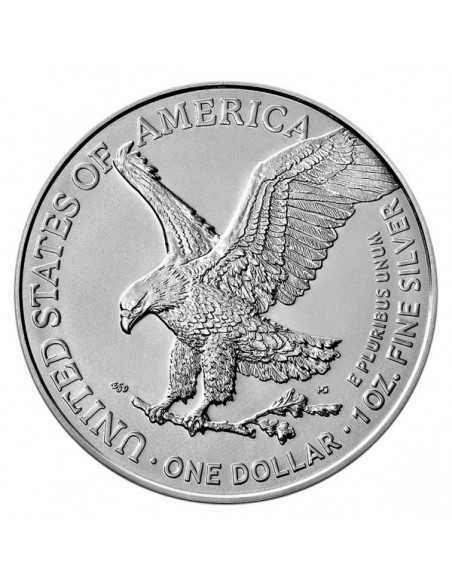 NAPOLEON New Eagle Type 2 1 Oz Silver Colorized Coin 1$ Dollar USA 2021 - Coins & More - Usa