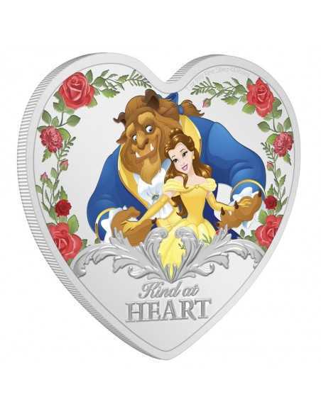 LA BELLE ET LA BÊTE 30ième Anniversaire Disney Princesse 1 Oz Silver Coin 2$ Niue 2021 - Coins & More - Niue