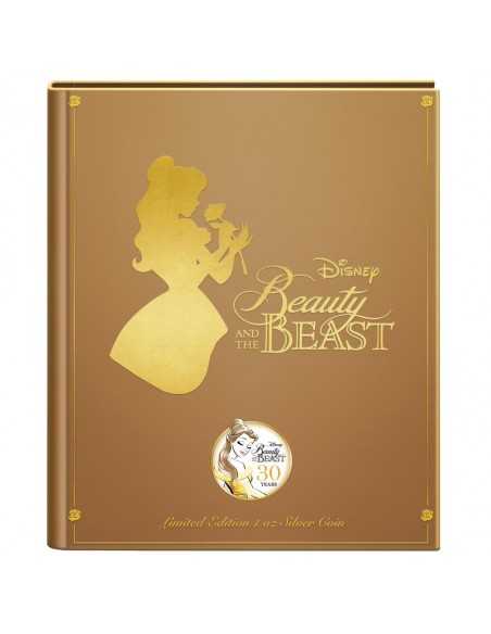 LA BELLE ET LA BÊTE 30ième Anniversaire Disney Princesse 1 Oz Silver Coin 2$ Niue 2021 - Coins & More - Niue