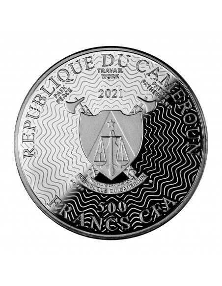 MARS Silver Coin 500 Francs Cameroon 2021