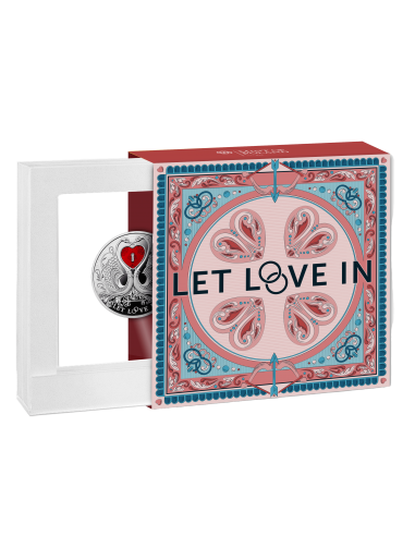 LET LOVE IN Silver Coin 1$ Niue 2022 - Coins & More - Niue
