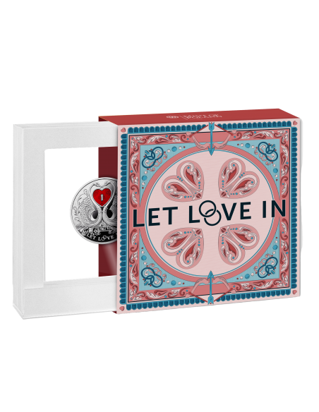 LET LOVE IN Silver Coin 1$ Niue 2022 - Coins & More - Niue