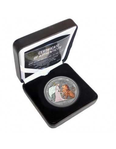 UNA AND THE LION Antique Colored 1 Oz Silver Coin 1 Pound Saint Helena 2022 - Coins & More - Africa