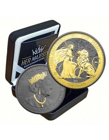 UNA AND THE LION Her Majesty Reverse Special Edition 1 Oz Silver Coin 1 Pound Saint Helena 2022 - Coins & More - Africa