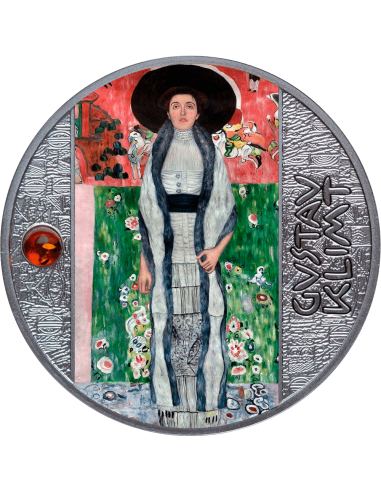 PORTRAIT OF ADELE BLOCH BAUER Gustav Klimt Silver Coin 500 Francs Cameroon 2022