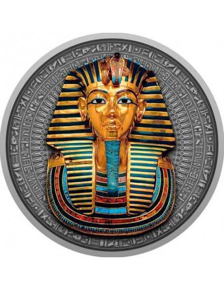 TUTANKHAMUN’S MASK 2 Oz Silver Coin 5$ Niue 2022 - Coins & More - Niue