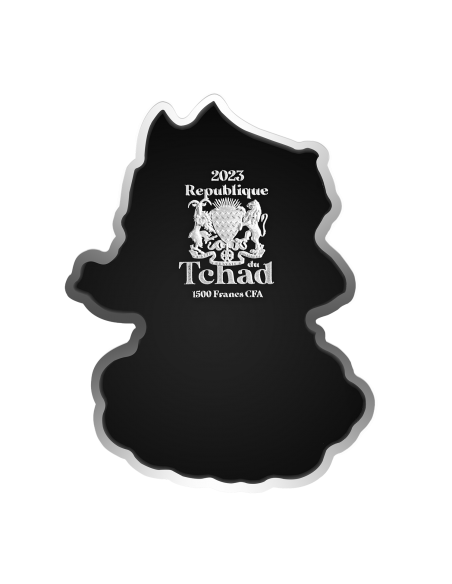 LITTLE MONKEY KING 10g Silver Coin 1500 Francs Chad 2023 - Coins & More - Chad