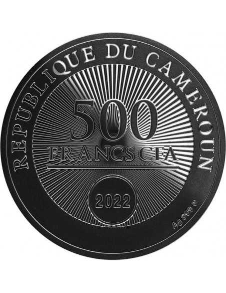 GOOD LUCK II Silver Coin 500 Francs Cameroon 2022 - Coins & More - Nouveautés