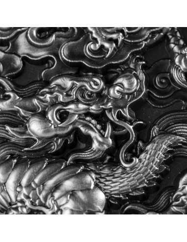 NINE SONS OF THE DRAGON KING 1.6 Kg Silver Coin 35$ Tokelau 2022 - Coins & More - Tokelau