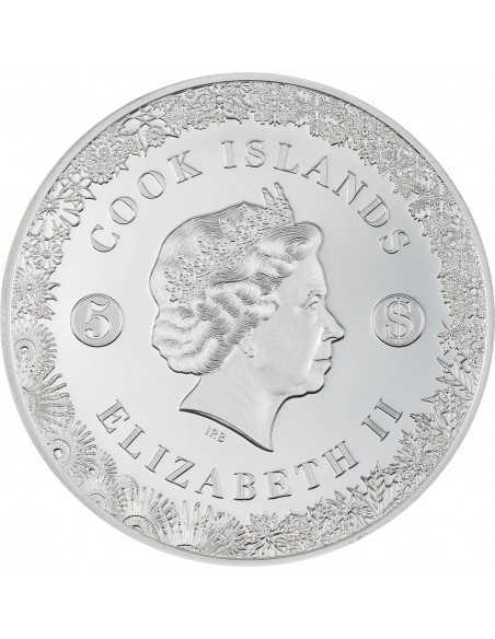 SUMMER Manga 1 Oz Silver Coin 5$ Cook Islands 2022 - Coins & More - Isole Cook