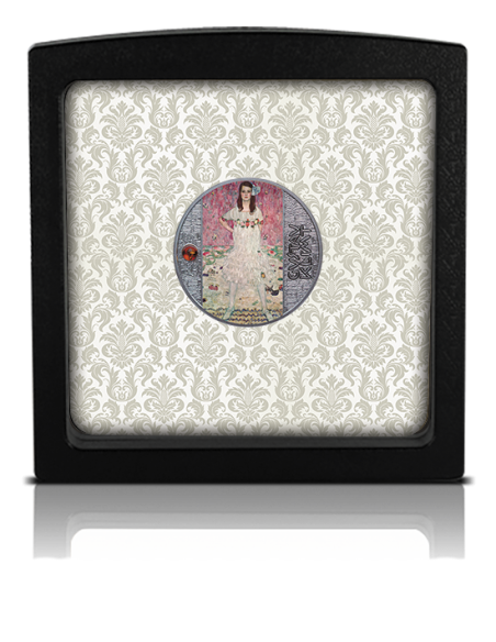 PORTRAIT OF MÄDA PRIMAVESI Gustav Klimt Silver Coin 500 Francs Cameroon 2022 - Coins & More - Camerún