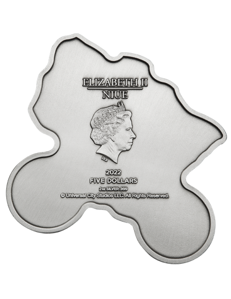 E.T. BICYCLE 40th Anniversary 2 Oz Silver Shaped Coin 5$ Niue 2022 - Coins & More - Niue