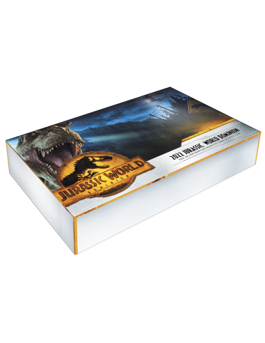 RAPTOR COUNTRY SIGN Jurassic World Dominion 2 Oz Silver Coin 5$ Niue 2022 - Coins & More - Niue