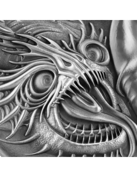 ANDROMEDA AND THE SEA MONSTER Celestial Beauty 2 Oz Silver Coin 2000 Francs Cameroon 2022 - Coins & More - Camerun