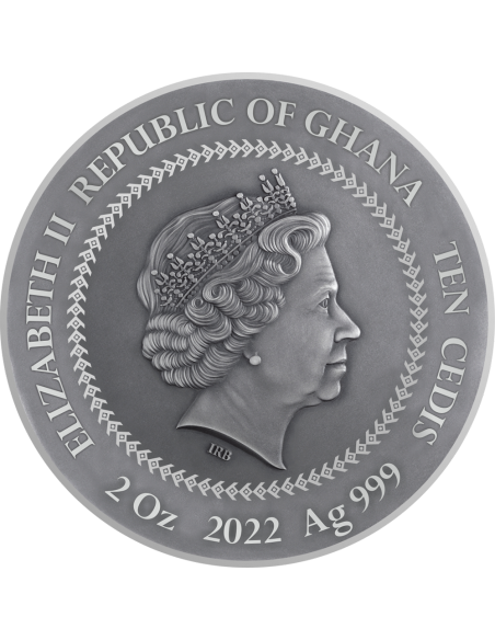 DAVID AND GOLIATH 2 Oz Silver Coin 10 Cedis Ghana 2022 - Coins & More - Ghana