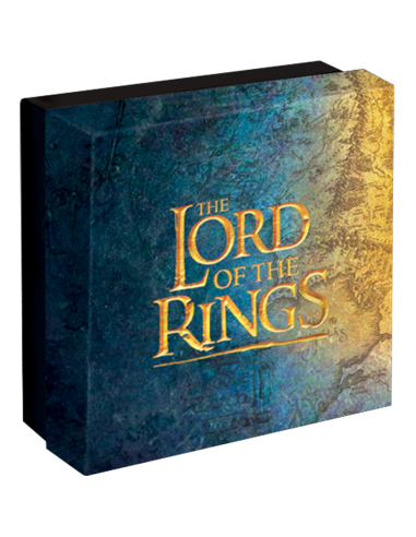 LORD OF THE RINGS 2 Oz Silver Coin 10$ Cook Islands 2022 - Coins & More - Isole Cook