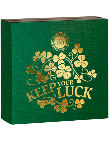 KEEP YOUR LUCK Silver Coin 2000 Francs CFA Cameroon 2022