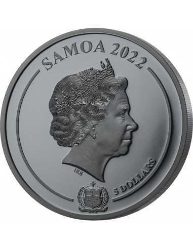 GRACE KELLY 40th Anniversary 1 Oz Silver Coin 5$ Samoa 2022