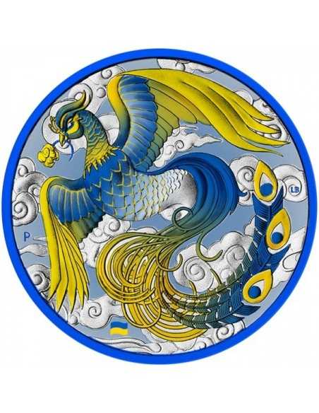 UKRAINE PHOENIX Chinese Myths and Legends 1 Oz Silver Coin 1$ Dollar Australia 2022 - Coins & More - Australia