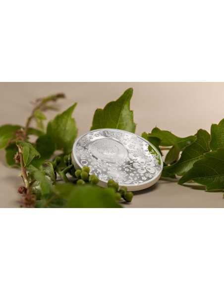 OUNCE OF LUCK Four Leaf Clover 1 Oz Silver Coin 5$ Palau 2023 - Coins & More - Palau