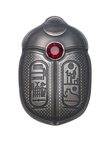 SCARAB Ramses II 1 Oz Silver Coin 5$ Palau 2022 - Coins & More - Palau
