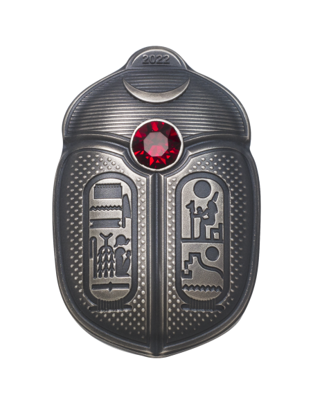 SCARAB Ramses II 1 Oz Silver Coin 5$ Palau 2022 - Coins & More - Palau