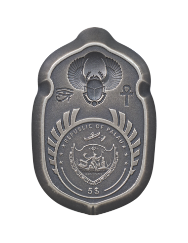 SCARAB Ramses II 1 Oz Silver Coin 5$ Palau 2022 - Coins & More - Palau