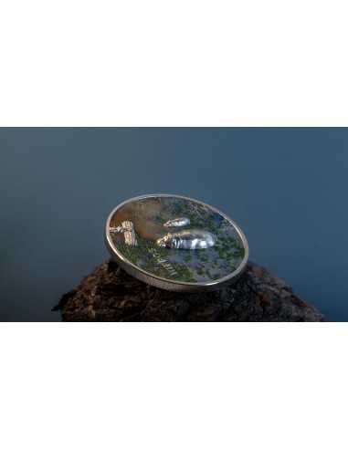 HIPPOS Private Split Views 1 Oz Silver Coin 5$ Palau 2023 - Coins & More - Palau
