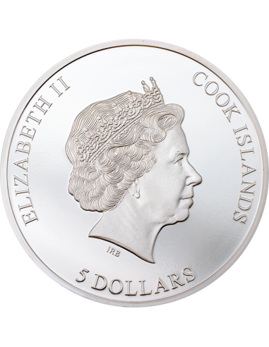 ABA PANU Meteorite Impacts 1 Oz Silver Coin 5$ Cook Islands 2022 - Coins & More - Cookinseln