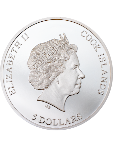 ABA PANU Meteorite Impacts 1 Oz Silver Coin 5$ Cook Islands 2022 - Coins & More - Cookinseln