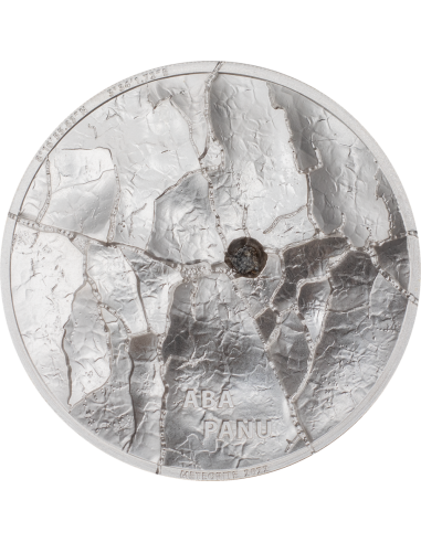 ABA PANU Meteorite Impacts 1 Oz Silver Coin 5$ Cook Islands 2022 - Coins & More - Cookinseln