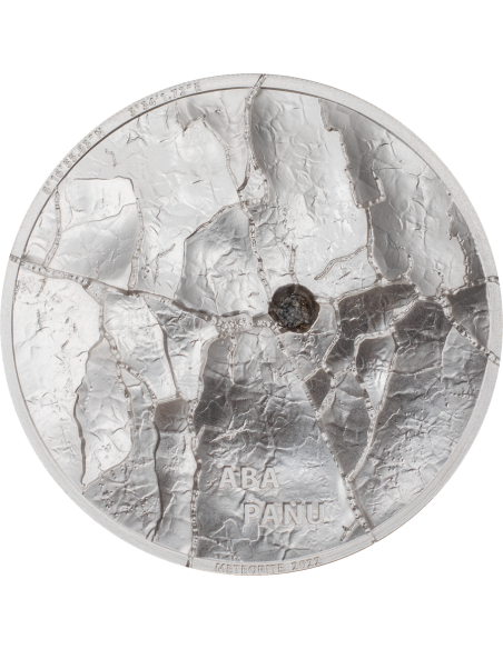 ABA PANU Meteorite Impacts 1 Oz Silver Coin 5$ Cook Islands 2022 - Coins & More - Cookinseln