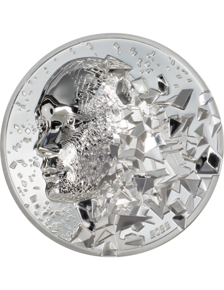 SILVER BURST 2.0 3 Oz Silver Coin 20$ Cook Islands 2022