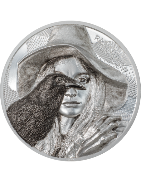 RAVEN WITCH Eye of Magic 2 Oz Silver Coin 10$ Cook Islands 2022 - Coins & More - Îles Cook