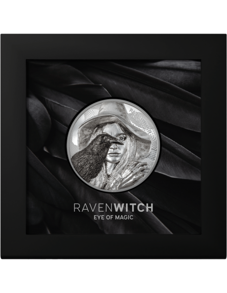 RAVEN WITCH Eye of Magic 2 Oz Silver Coin 10$ Cook Islands 2022 - Coins & More - Îles Cook