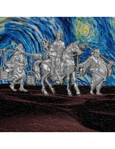 JOURNEY TO THE WEST ON A STARRY NIGHT 2 Oz Silver Coin 10000 Francs Chad 2023 - Coins & More - Chad