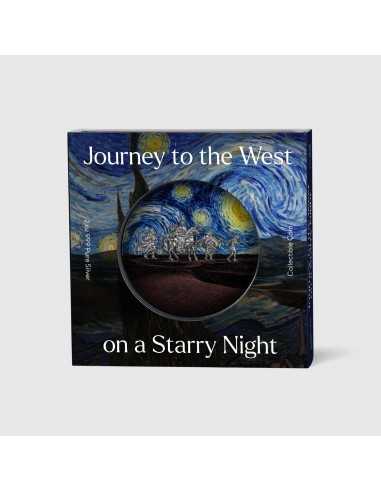 JOURNEY TO THE WEST ON A STARRY NIGHT 2 Oz Silver Coin 10000 Francs Chad 2023 - Coins & More - Chad