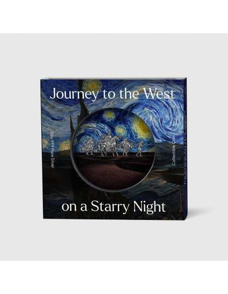 JOURNEY TO THE WEST ON A STARRY NIGHT 2 Oz Silver Coin 10000 Francs Chad 2023 - Coins & More - Chad