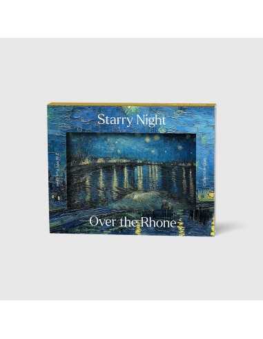 STARRY NIGHT OVER THE RHONE by Vincent Van Gogh 2 Oz Silver Coin 10000 Francs Chad 2022 - Coins & More - Niue