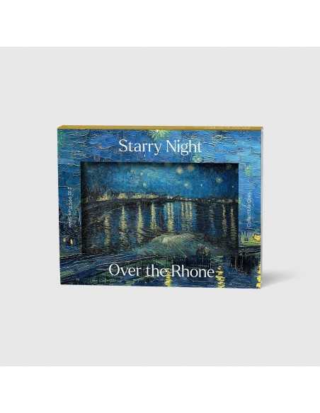 STARRY NIGHT OVER THE RHONE by Vincent Van Gogh 2 Oz Silver Coin 10000 Francs Chad 2022 - Coins & More - Niue