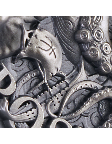POSEIDON The Great Greek Mythology 3 Oz Silver Coin 3000 Francs Cameroon 2022 - Coins & More - Cameroon
