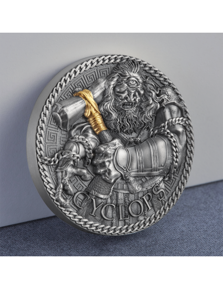 CYCLOPS The Great Greek Mythology 1 Oz Silver Coin 1000 Francs Cameroon 2022 - Coins & More - Cameroon